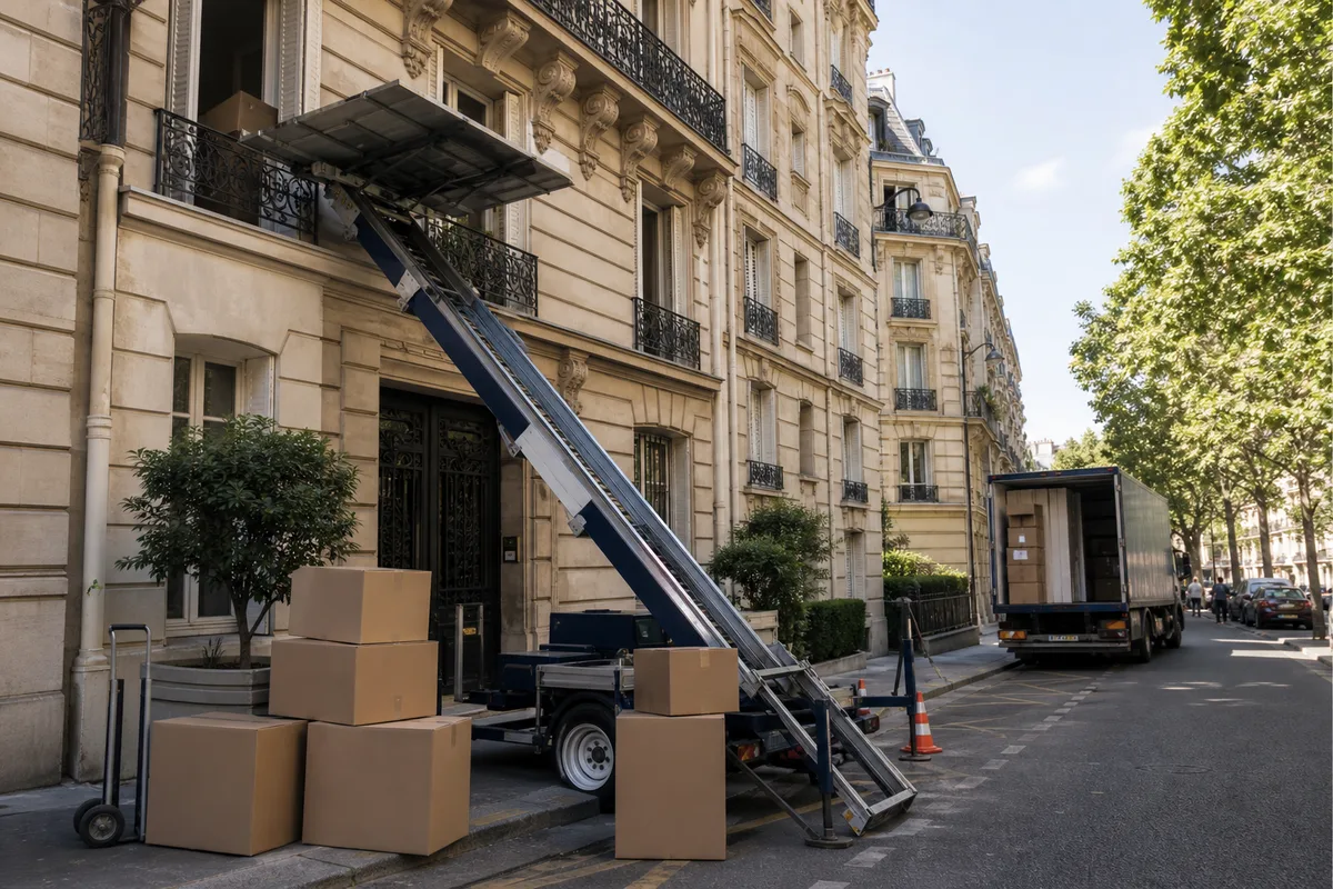 Monte-meuble à Neuilly : location et tarifs